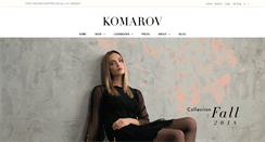 Desktop Screenshot of komarov.com