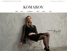 Tablet Screenshot of komarov.com